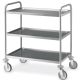 Carrello di servizio a piani imbullonati 1405C ripiano 800x500 mm