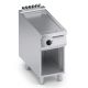 Fry top elettrico in inox con specchio+vano aperto X4FBEP05VVL