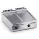 Fry top elettrico liscio in inox con finitura a specchio X4FBEP10TTL