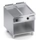 Fry top elettrico in inox con specchio+vano aperto X4FBEP10VVL