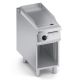 Fry top elettrico liscio in acciaio dolce + vano aperto X4FLES05VV