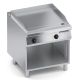 Fry top elettrico liscio in acciaio dolce + vano aperto X4FLES10VV