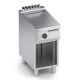 Fry top elettrico liscio in inox con specchio+vano aperto X7FBE05VVL