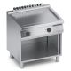 Fry top elettrico liscio in inox con specchio+vano aperto X7FBE10VVL