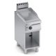 Fry top gas liscio in acciaio dolce  + vano aperto X2FLG05VV
