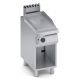 Fry top gas rigato in acciaio dolce + vano aperto X2FRG05VV