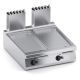 Fry top a gas in acciaio inox con specchio X4FBGP10TTR