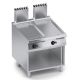 Fry top a gas in inox con specchio+vano aperto X4FBGP10VVL
