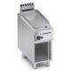 Fry top a gas rigato in acciaio dolce  + vano aperto X4FRGS05VV