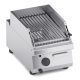 Griglia in pietra lavica 1/2 modulo top per carne X7PLG05TTC