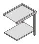 Table with lower shelf TA