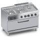 Cucina gas 6 fuochi top + forno gas maxi 105 x 53 cm X2CUG15FFM