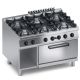 Cucina gas 6 fuochi+vano aperto+forno a gas - p.line X4CUGP15FF