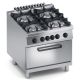 Cucina gas 4 fuochi + forno e.statico - s.line X4CUMS10FF