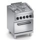 Cucina gas X6CUM10FF 4 fuochi + forno elettrico