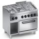 Cucina gas X6CUM15FF 6 fuochi + forno elettrico