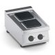 Cucina elettrica 2 piastre quadrate top X7CUE05TTQ