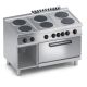 Cucina elettrica 6 piastre+vano aperto+forno e.statico 2/1 X7CUE15FF