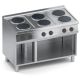 Cucina elettrica 6 piastre tonde top + vano aperto X7CUE15VV