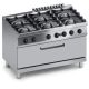 Cucina gas 6 fuochi top + forno gas maxi 105 x 53 cm X7CUGP15FFM