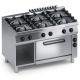 Cucina gas 6 fuochi top+vano aperto+forno e.ventilato 1/1  K7MCU15FV