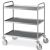 Service trolley with bolted shelves 1405C shelf 800x600 mm