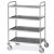 Service trolley with bolted shelves 1410C shelf 800x600 mm