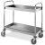 Service trolley with removable shelves 1526 870x440 mm