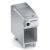 Fry top elettrico rigato in acciaio dolce + vano aperto X4FRES05VV
