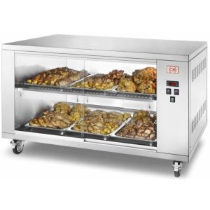 Vetrina calda ventilata su ruote VR-48