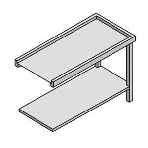 Table with lower shelf TB