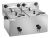 Counter top electric fryer double well, 10+10 lts - FC100