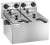Counter top electric fryer, double well, 3+3 lts - FE44