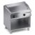 Fry top elettrico liscio in acciaio dolce con + vano aperto X2FLE10VV
