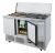 Saladette ESL3850-GR a 3 ante con c.copringredienti 4 x 1/0