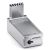 Fry top a gas rigato in acciaio inox con specchio X4FBGP05TTR