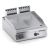 Fry top a gas rigato e liscio in acciaio dolce X4FRGS10TT