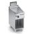 Fry top gas rigato in inox con specchio+vano aperto X7FBG05VVR