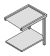 Table with lower shelf TA