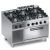 Cucina gas 6 fuochi+vano aperto+forno a gas - p.line X4CUGP15FF