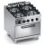 Cucina gas 4 fuochi top + forno a gas - s.line X4CUGS10FF