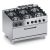 Cucina gas 6 fuochi + forno gas maxi 105 x 53 cm - s.line X4CUGS15FFM