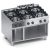 Cucina gas 6 fuochi top + vano aperto - solution line X4CUGS15VV
