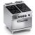 Cucina elettrica vetroceramica 4 piastre + forno e.statico X4VCEP10FF