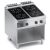 Cucina elettrica vetroceramica 4 piastre+vano aperto X4VCEP10VV