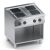 Cucina elettrica 4 piastre quadrate top + vano aperto X7CUE10VVQ