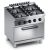 Cucina gas 4 fuochi top + forno gas 2/1 X7CUGP10FF