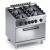 Cucina gas 4 fuochi top + forno elettrico statico 2/1 X7CUMP10FF