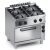 Cucina gas 4 fuochi top + forno elettrico ventilato X7CUMP10FV